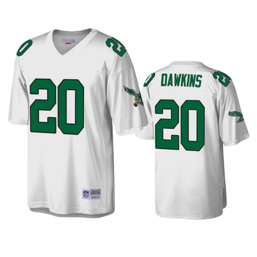 brian dawkins eagles white throwback legacy replica jersey