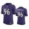 broderick washington jr. ravens purple vapor jersey