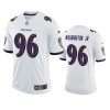 broderick washington jr. ravens white vapor jersey