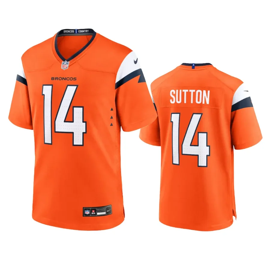 broncos courtland sutton 2024 game orange jersey