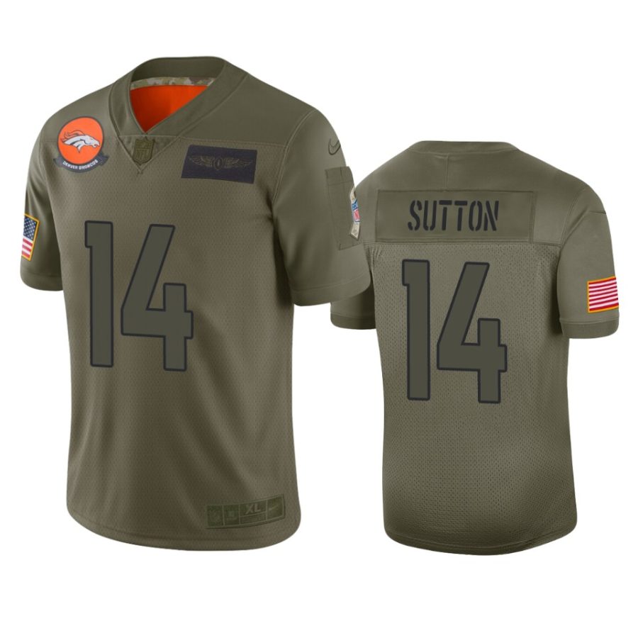 broncos courtland sutton camo limited 2019 salute to service jersey