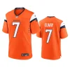 broncos john elway 2024 game orange jersey