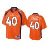 broncos justin strnad orange pro line jersey