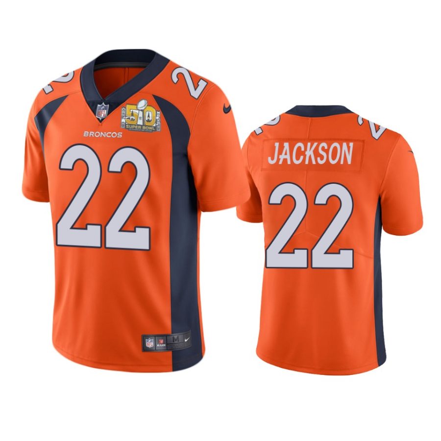 broncos kareem jackson orange super bowl 50 patch jersey