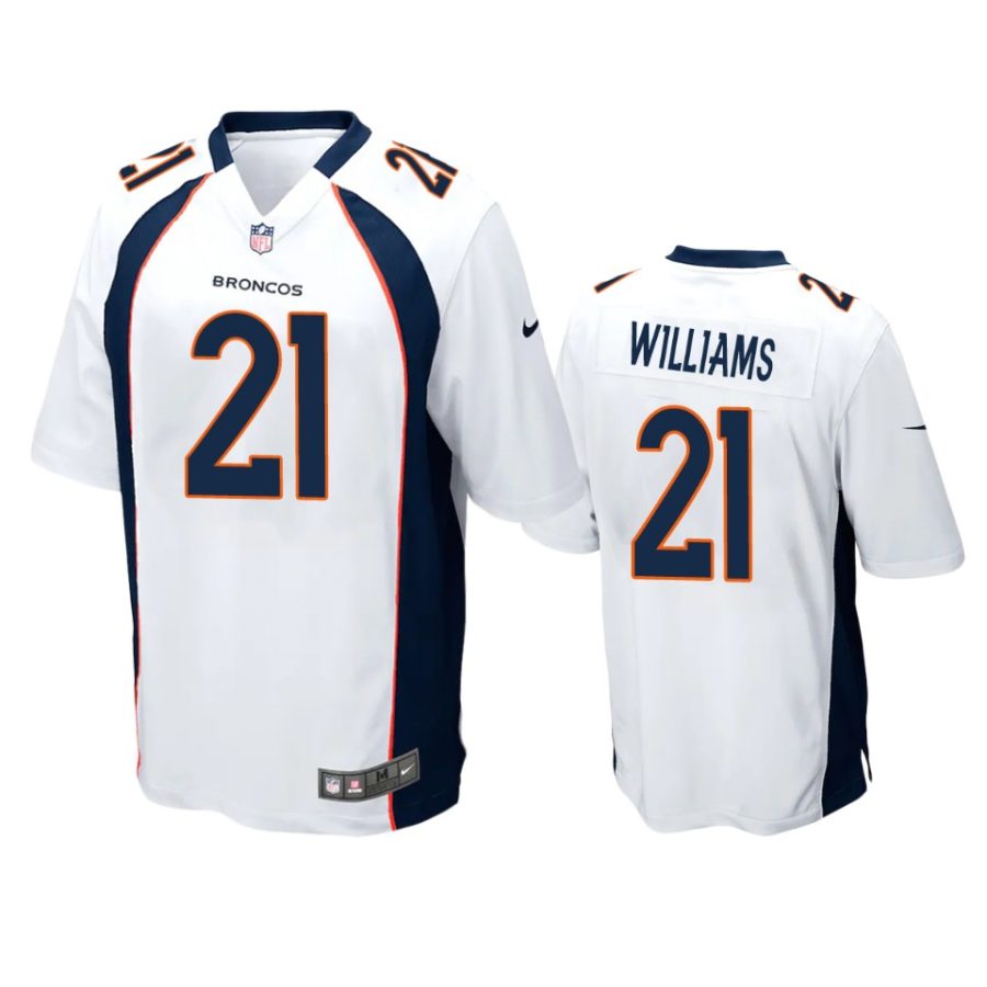 broncos kwaun williams game white jersey