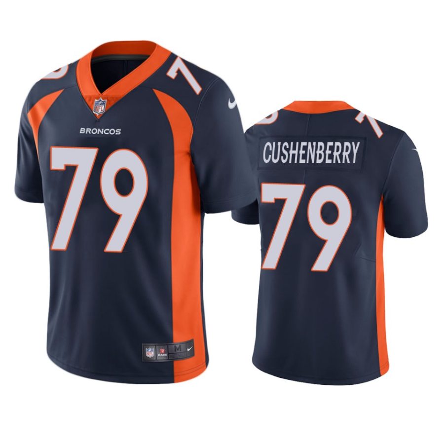 broncos lloyd cushenberry navy vapor untouchable limited jersey