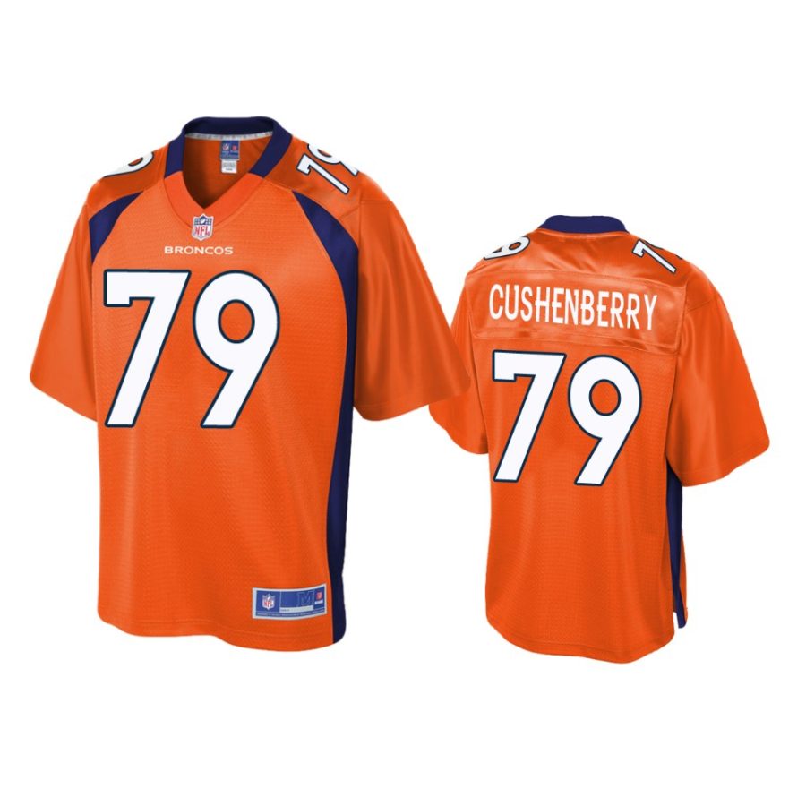 broncos lloyd cushenberry orange pro line jersey