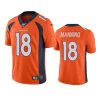 broncos peyton manning orange limited 100th season jersey