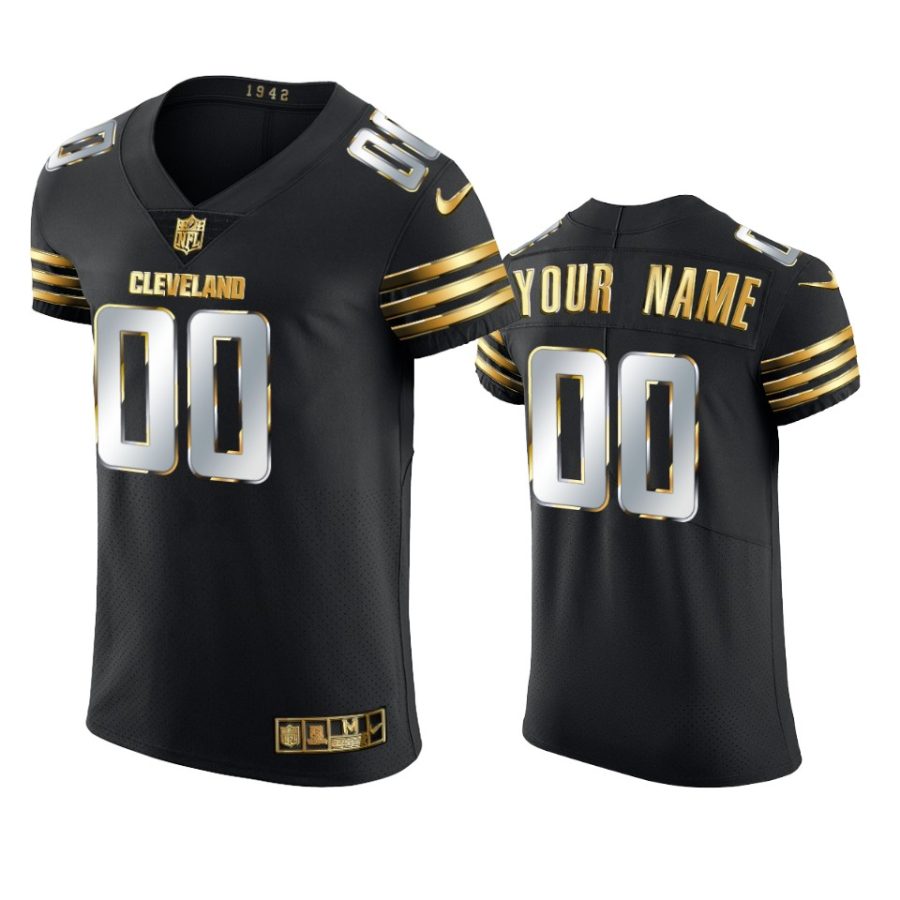 browns custom black golden edition vapor elite jersey