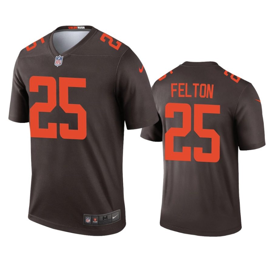 browns demetric felton brown alternate legend jersey