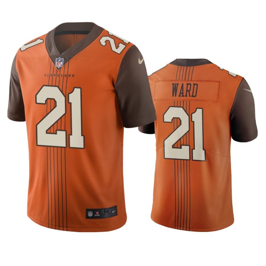 browns denzel ward brown city edition jersey