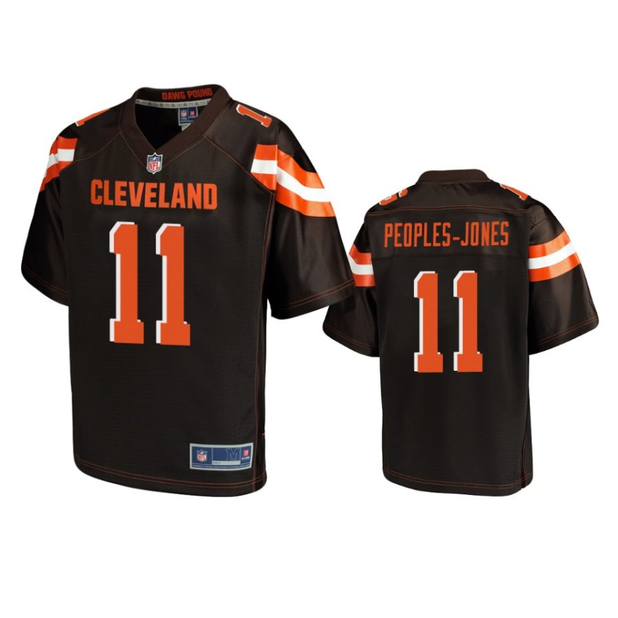 browns donovan peoples jones brown pro line jersey