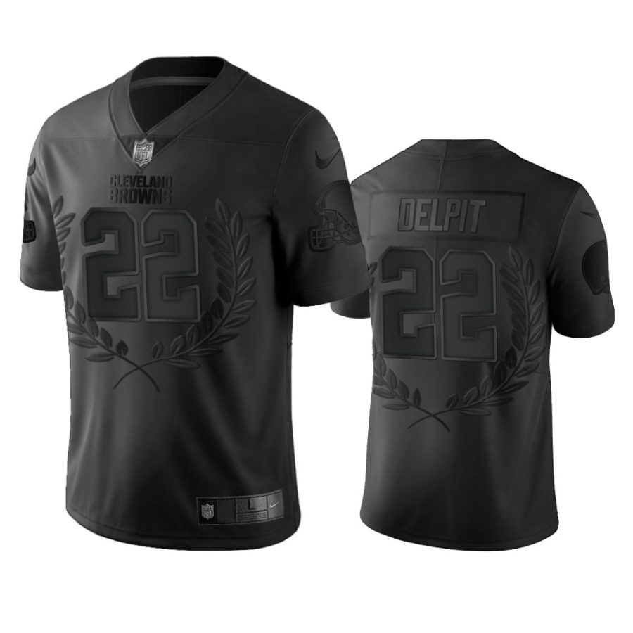 browns grant delpit black limited jersey