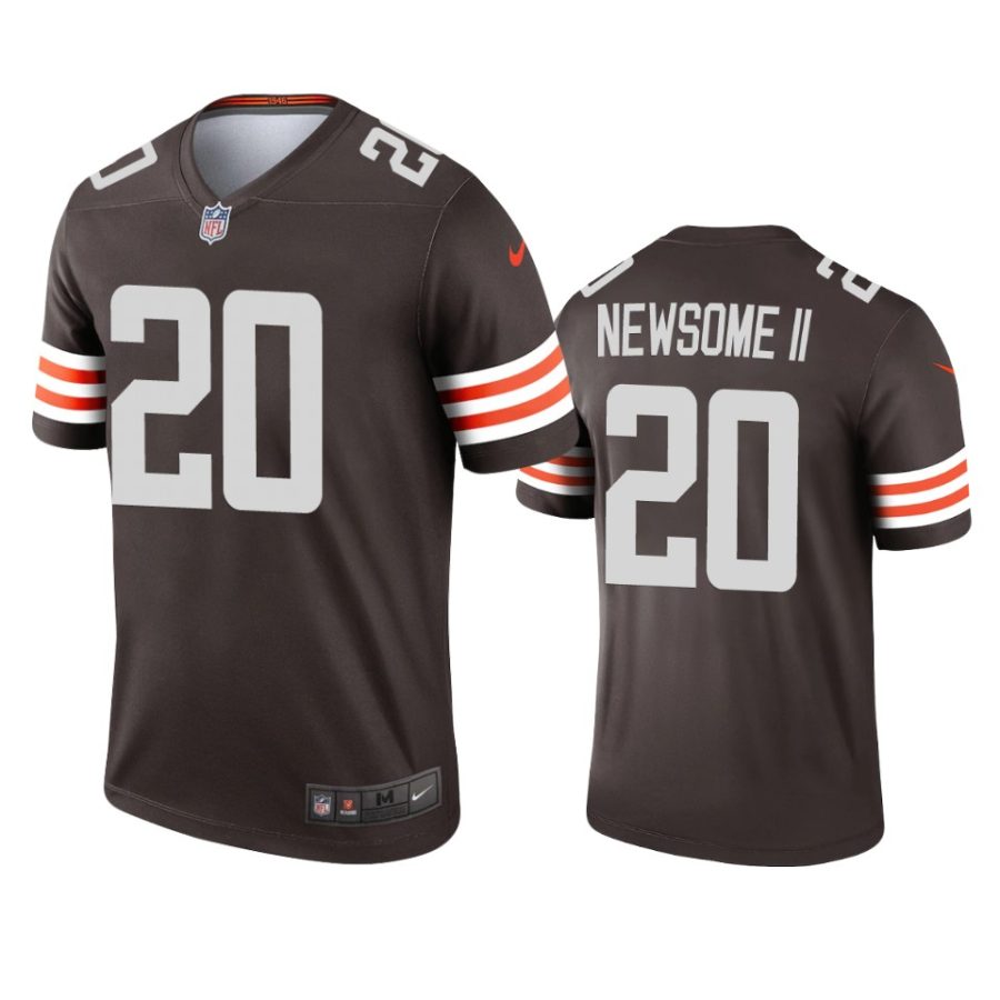 browns greg newsome ii brown legend jersey