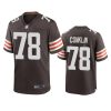 browns jack conklin brown game jersey