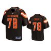 browns jack conklin brown pro line jersey