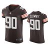 browns jadeveon clowney brown vapor elite jersey