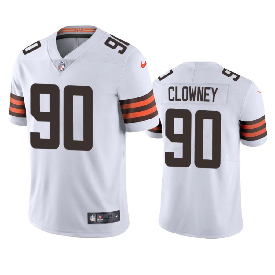 browns jadeveon clowney white vapor jersey