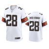 browns jeremiah owusu koramoah white game jersey