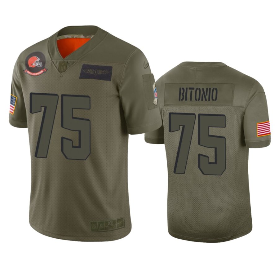 browns joel bitonio camo limited 2019 salute to service jersey