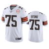 browns joel bitonio white 75th anniversary patch jersey