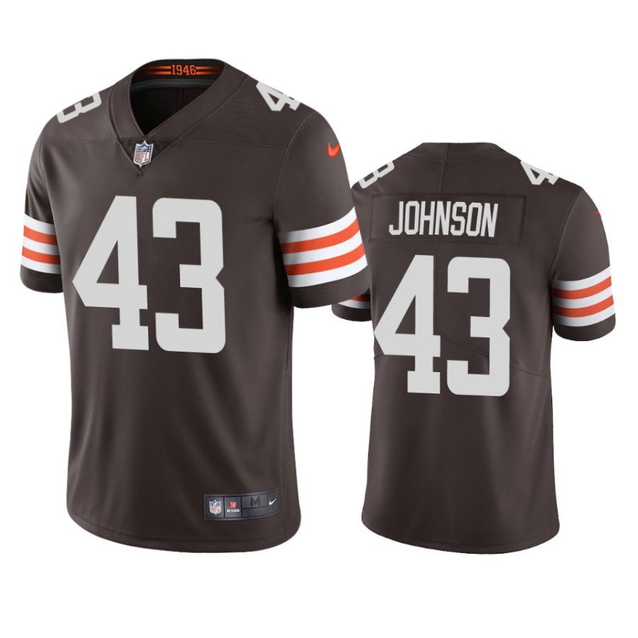 browns john johnson brown vapor jersey