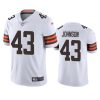 browns john johnson white vapor jersey