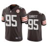 browns myles garrett brown 75th anniversary patch jersey