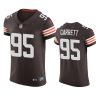 browns myles garrett brown vapor elite jersey