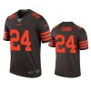 browns nick chubb brown color rush legend 100th season jersey