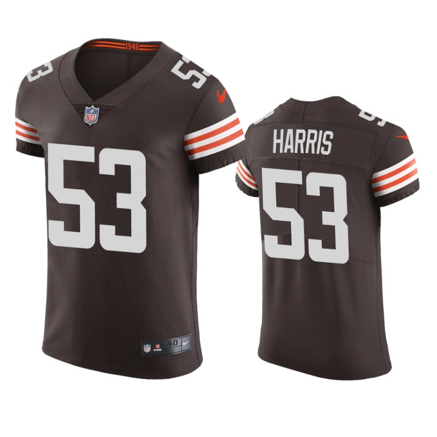 browns nick harris brown vapor elite jersey