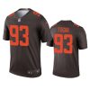 browns tommy togiai brown alternate legend jersey