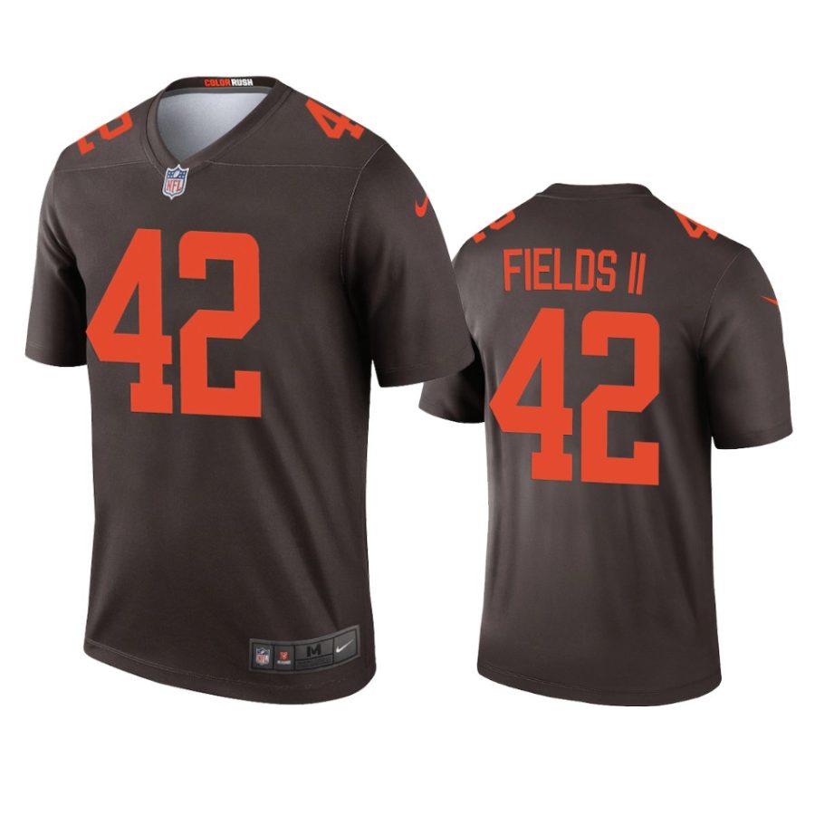 browns tony fields ii brown alternate legend jersey