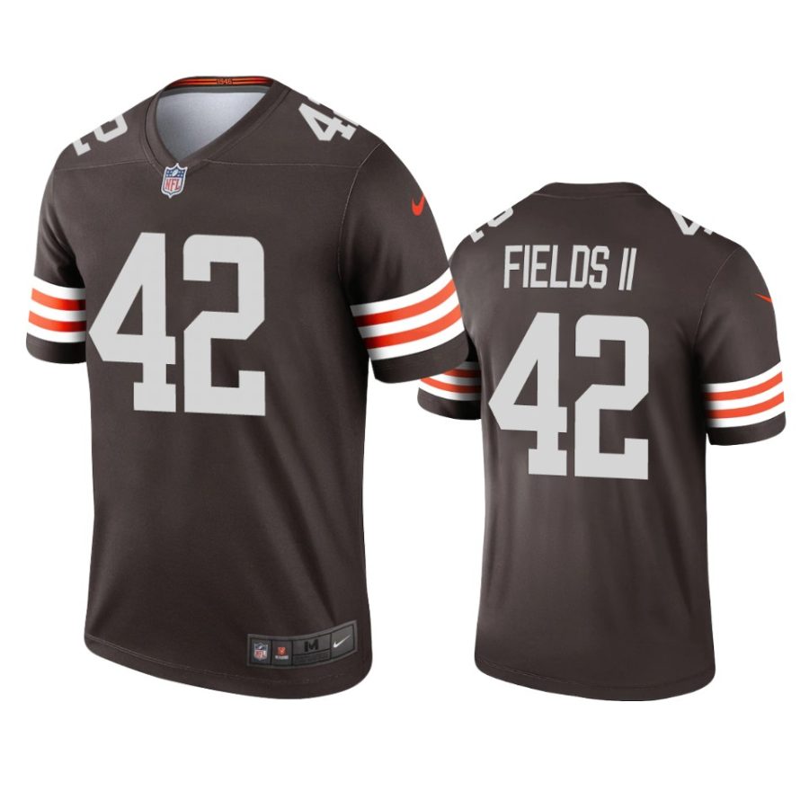 browns tony fields ii brown legend jersey