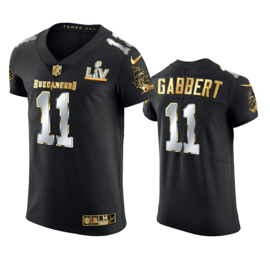 buccaneers blaine gabbert black golden elite super bowl lv jersey