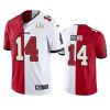 buccaneers chris godwin red white super bowl lv split jersey