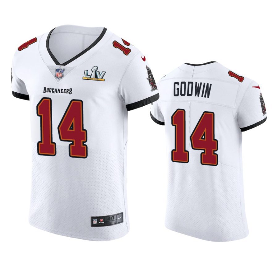 buccaneers chris godwin white vapor elite super bowl lv jersey