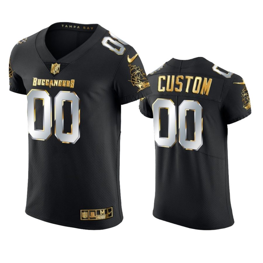 buccaneers custom black golden edition elite jersey