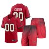 buccaneers custom red game shorts jersey