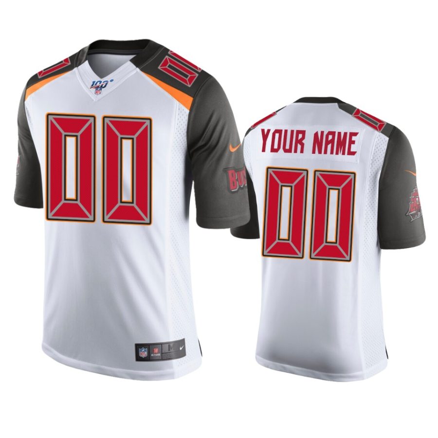 buccaneers custom white limited 100th season jersey