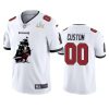 buccaneers custom white super bowl lv champions team logo jersey