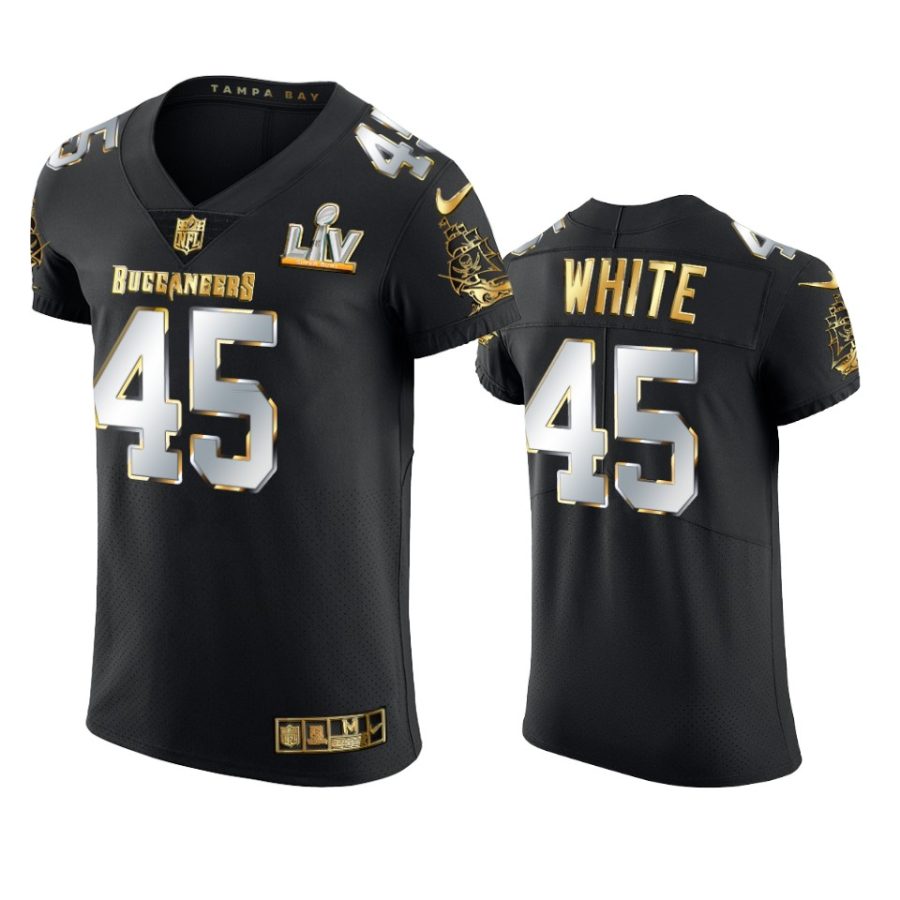 buccaneers devin white black golden elite super bowl lv jersey