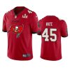 buccaneers devin white red super bowl lv champions primary logo jersey