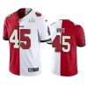 buccaneers devin white red white super bowl lv split jersey