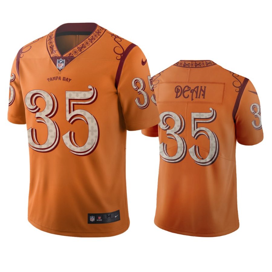 buccaneers jamel dean orange city edition jersey