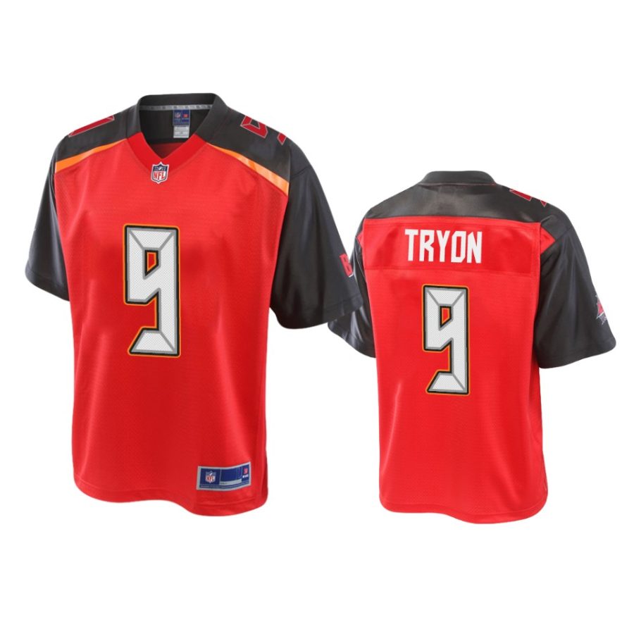 buccaneers joe tryon red pro line jersey