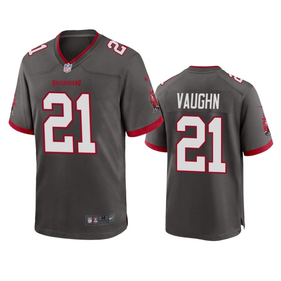 buccaneers keshawn vaughn pewter alternate game jersey