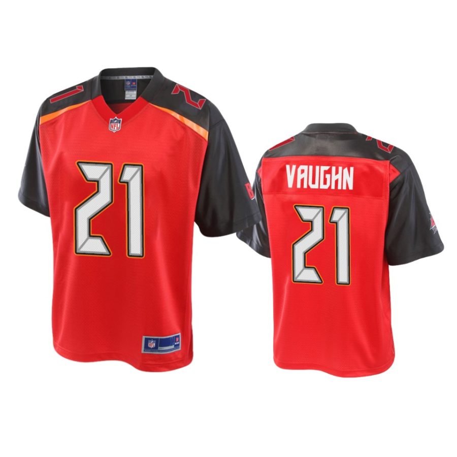 buccaneers keshawn vaughn red pro line jersey