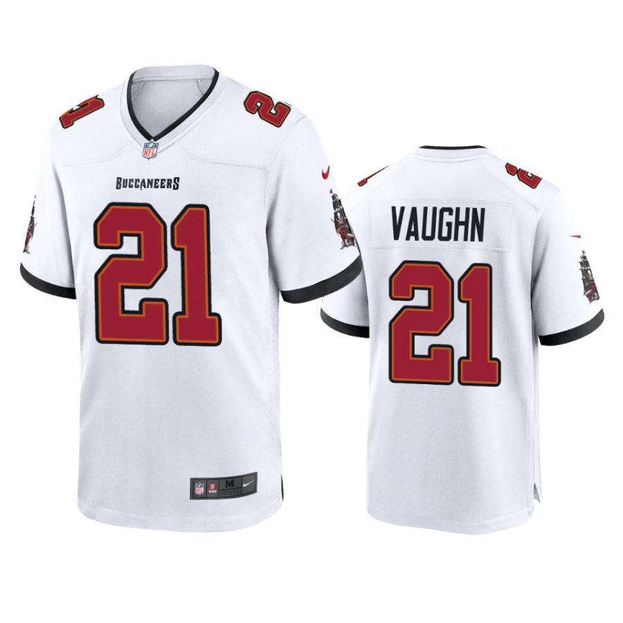 buccaneers keshawn vaughn white game jersey