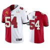 buccaneers lavonte david red white super bowl lv split jersey